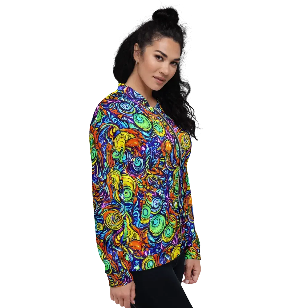 Orbiting Brilliance on Bomber Jacket — Right