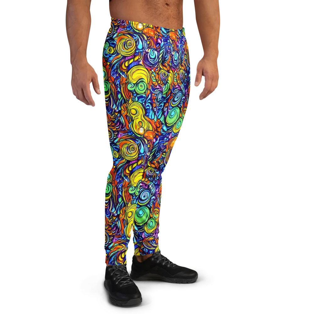 Orbiting Brilliance on Men's Joggers — Right