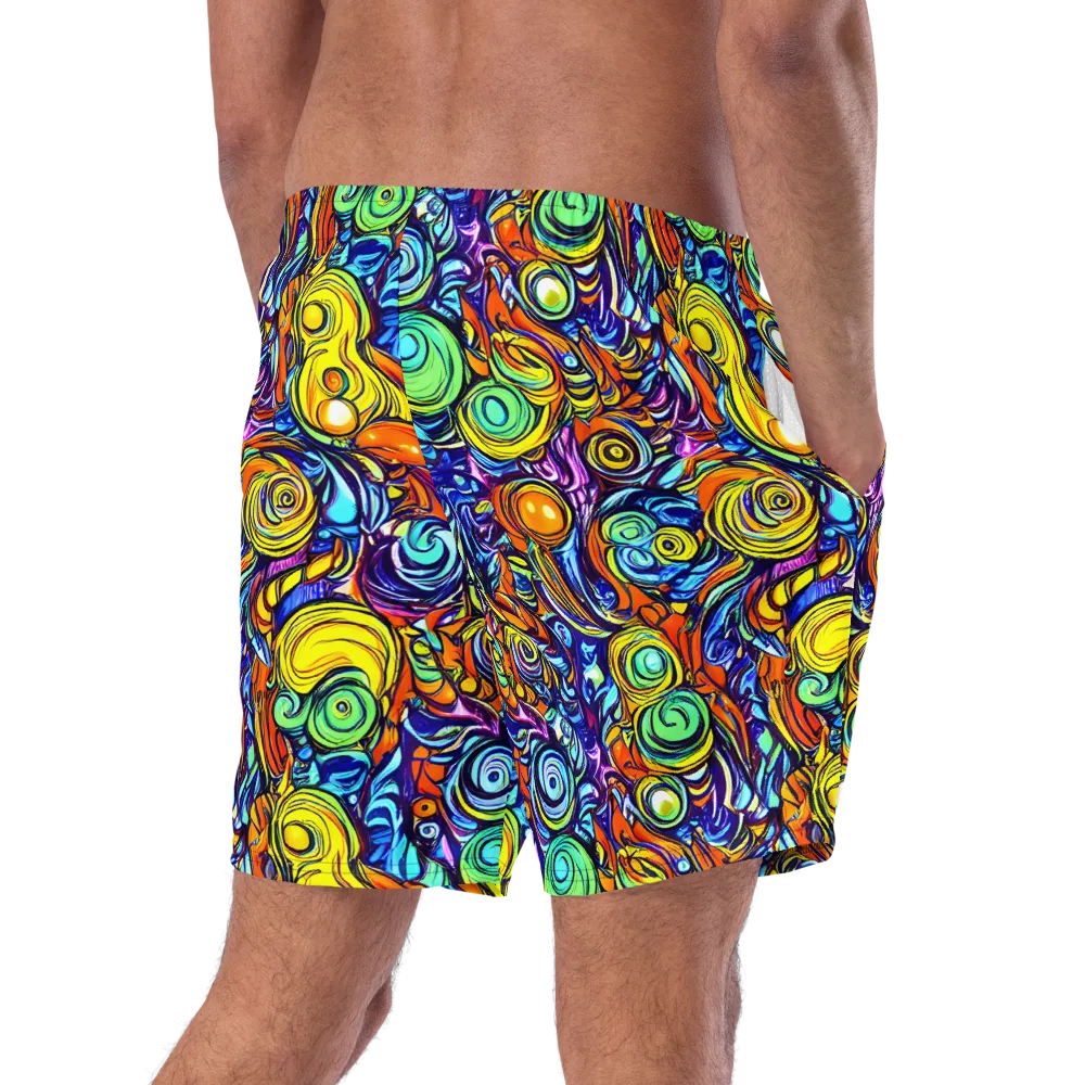 Orbiting Brilliance on Swim Trunks — Right Back