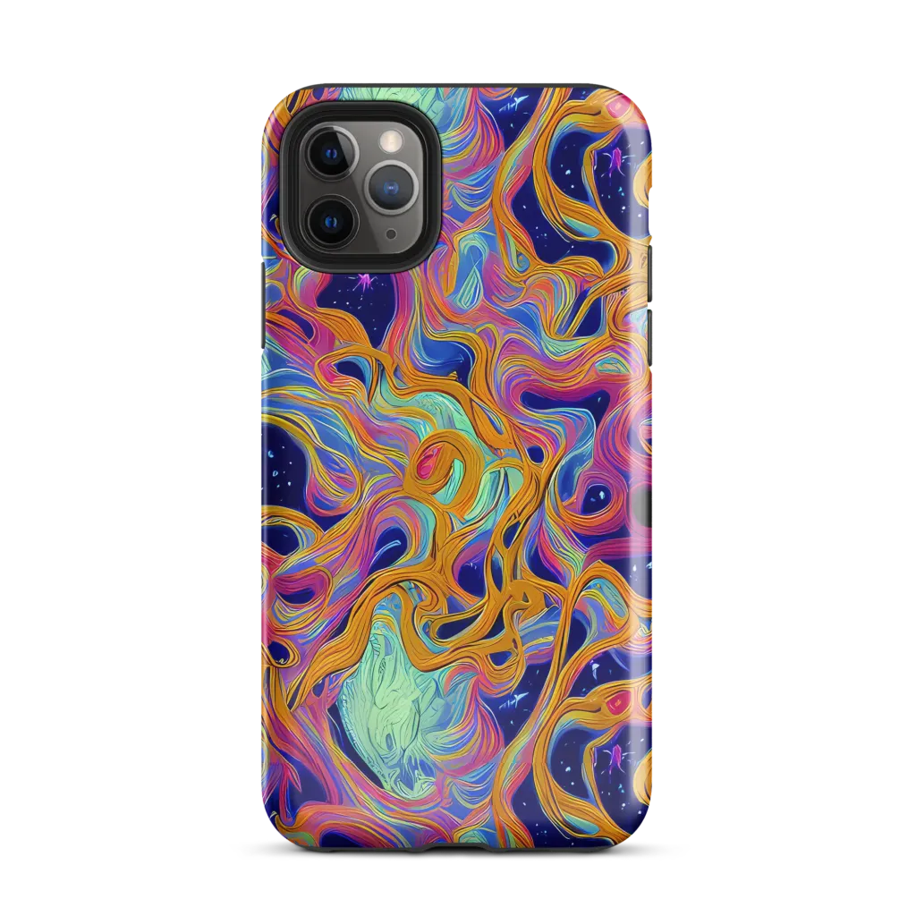 Starlit Marbling on Tough Case for iPhone® — Front