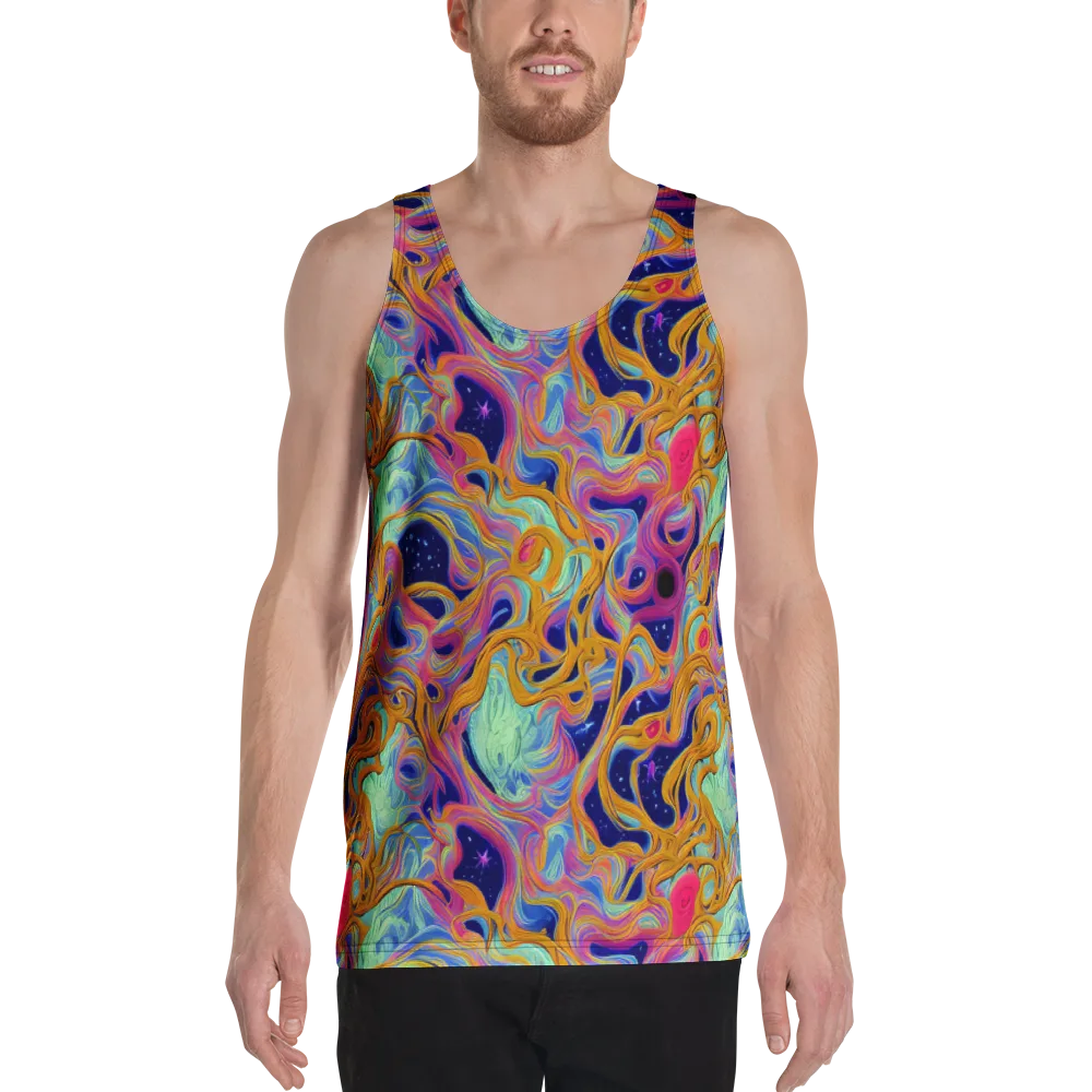 Starlit Marbling on Men's Tank Top — Front