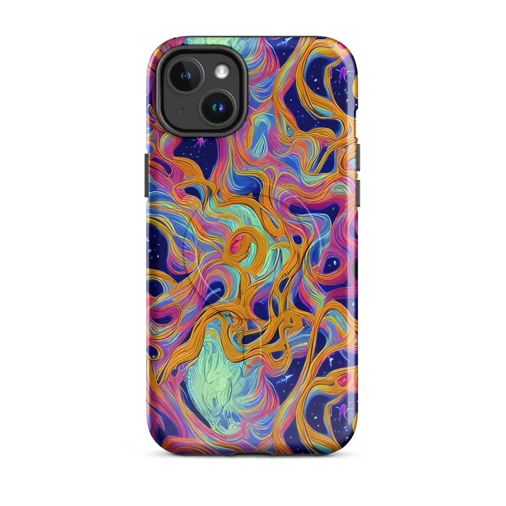 Starlit Marbling on MagSafe Tough Case for iPhone® — Front