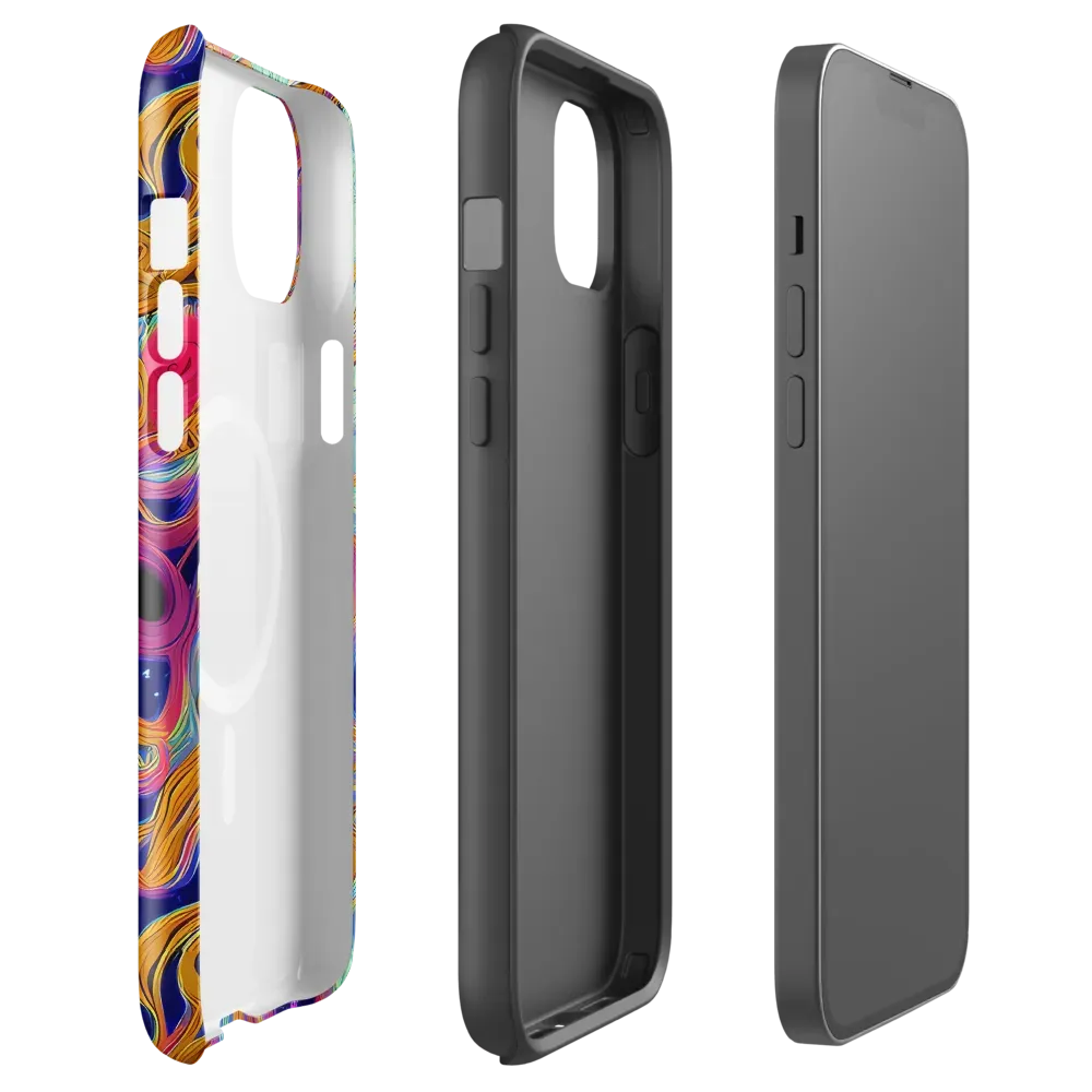 Starlit Marbling on MagSafe Tough Case for iPhone® — Front