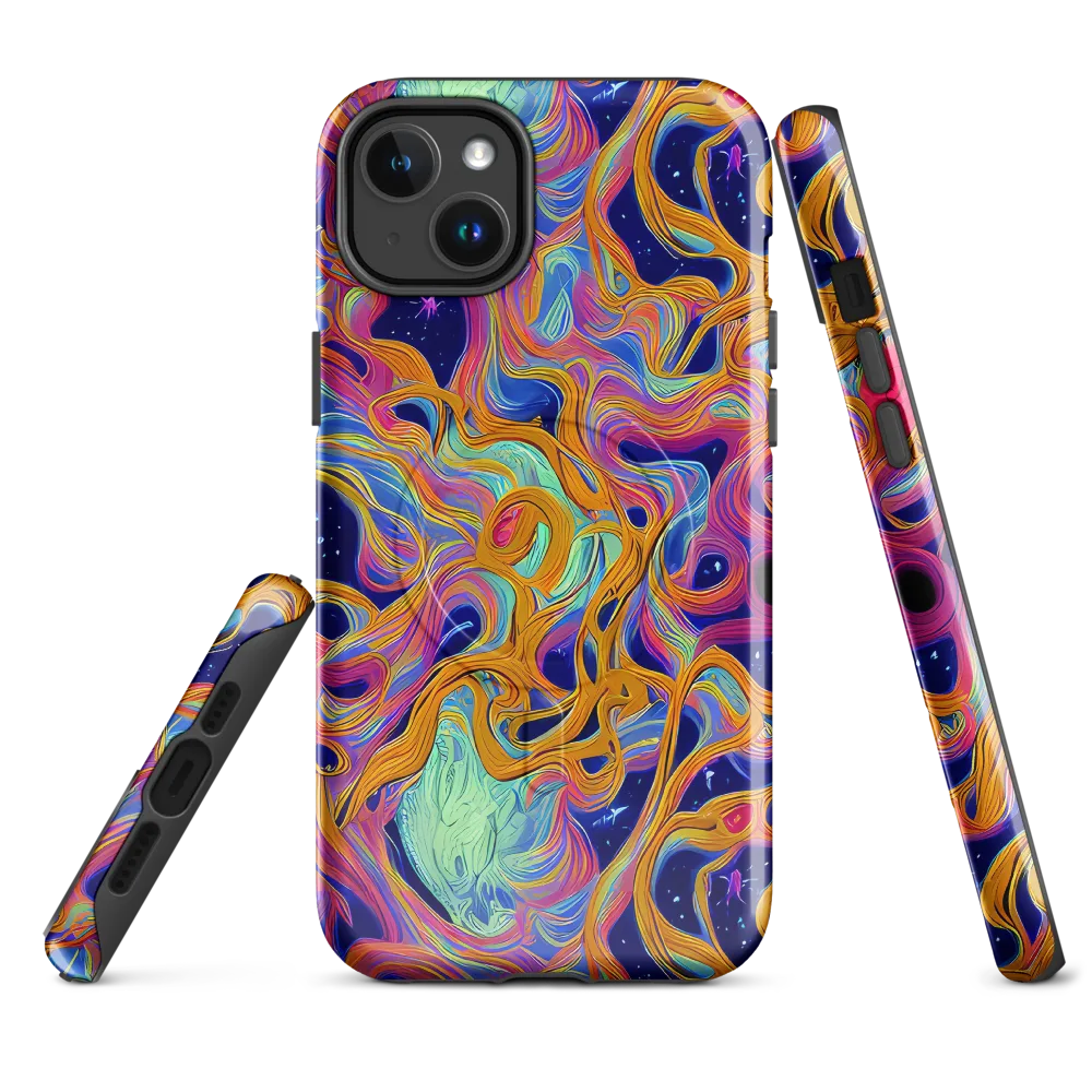 Starlit Marbling on MagSafe Tough Case for iPhone® — Front