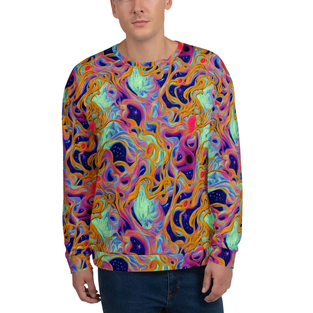 Starlit Marbling on Sweatshirt — Front