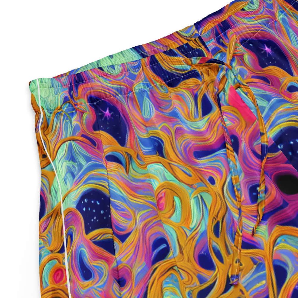Starlit Marbling on Women's Pajama Shorts — Product details