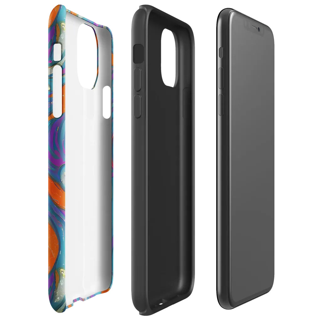 Painted Undertow on Tough Case for iPhone® — Right