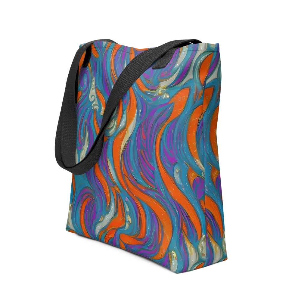 Painted Undertow on Tote Bag — Front