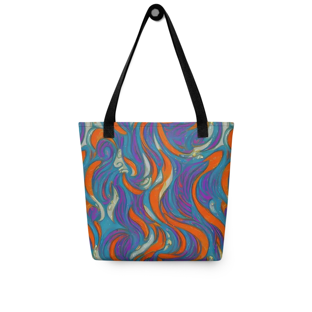 Painted Undertow on Tote Bag — Front