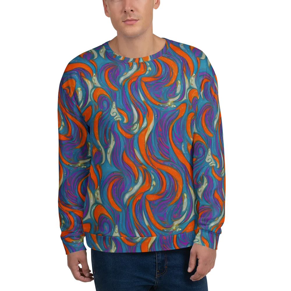 Painted Undertow on Sweatshirt — Front