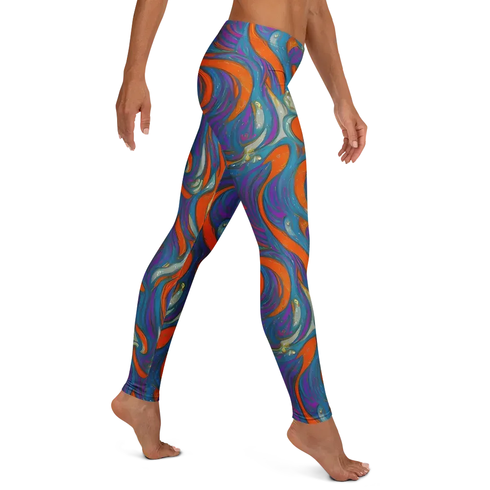 Painted Undertow on Leggings — Right