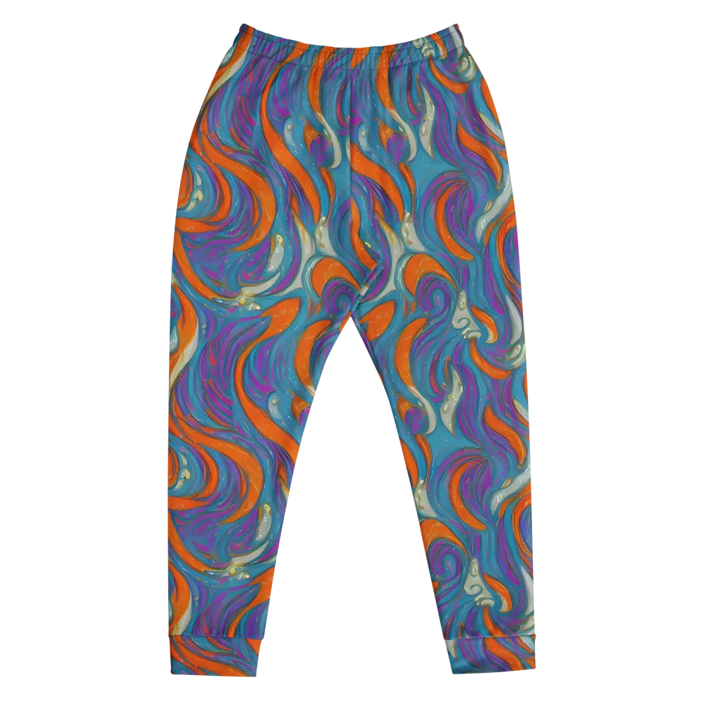 Painted Undertow on Men's Joggers — Front