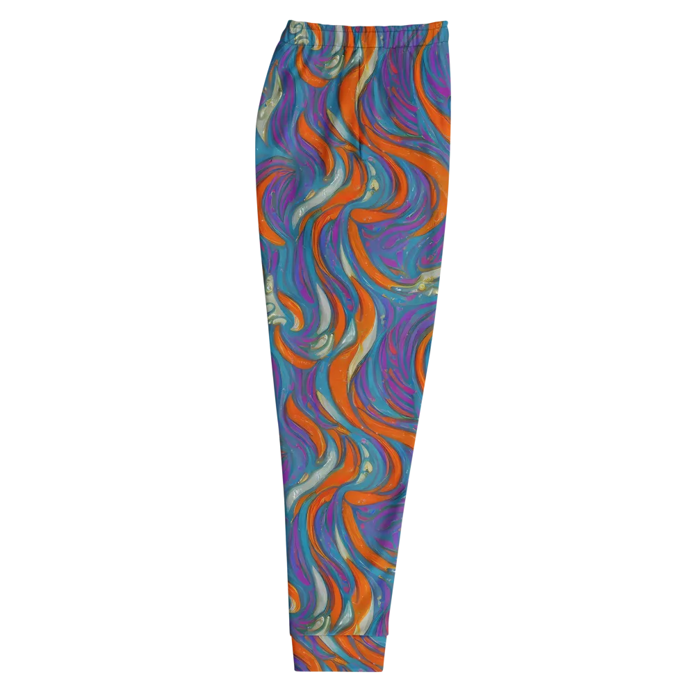 Painted Undertow on Men's Joggers — Right