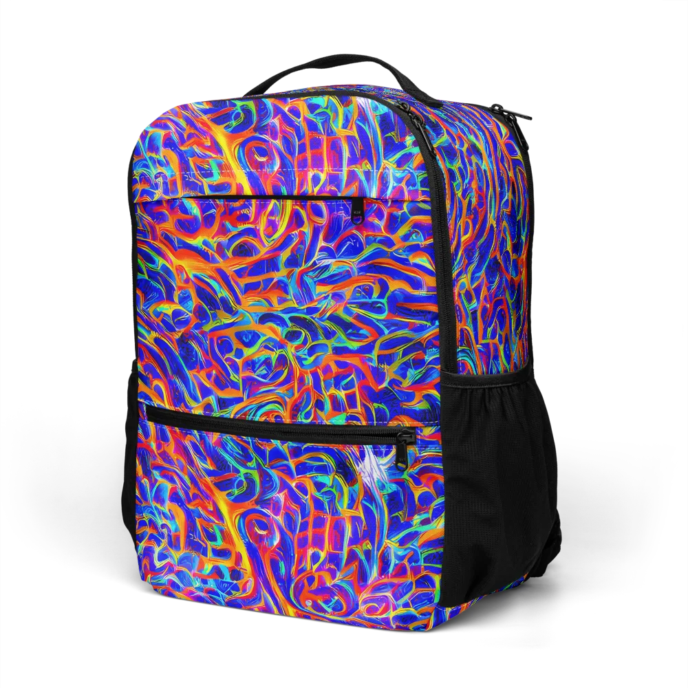 Fluorescent Fury on Utility Backpack — Left Front