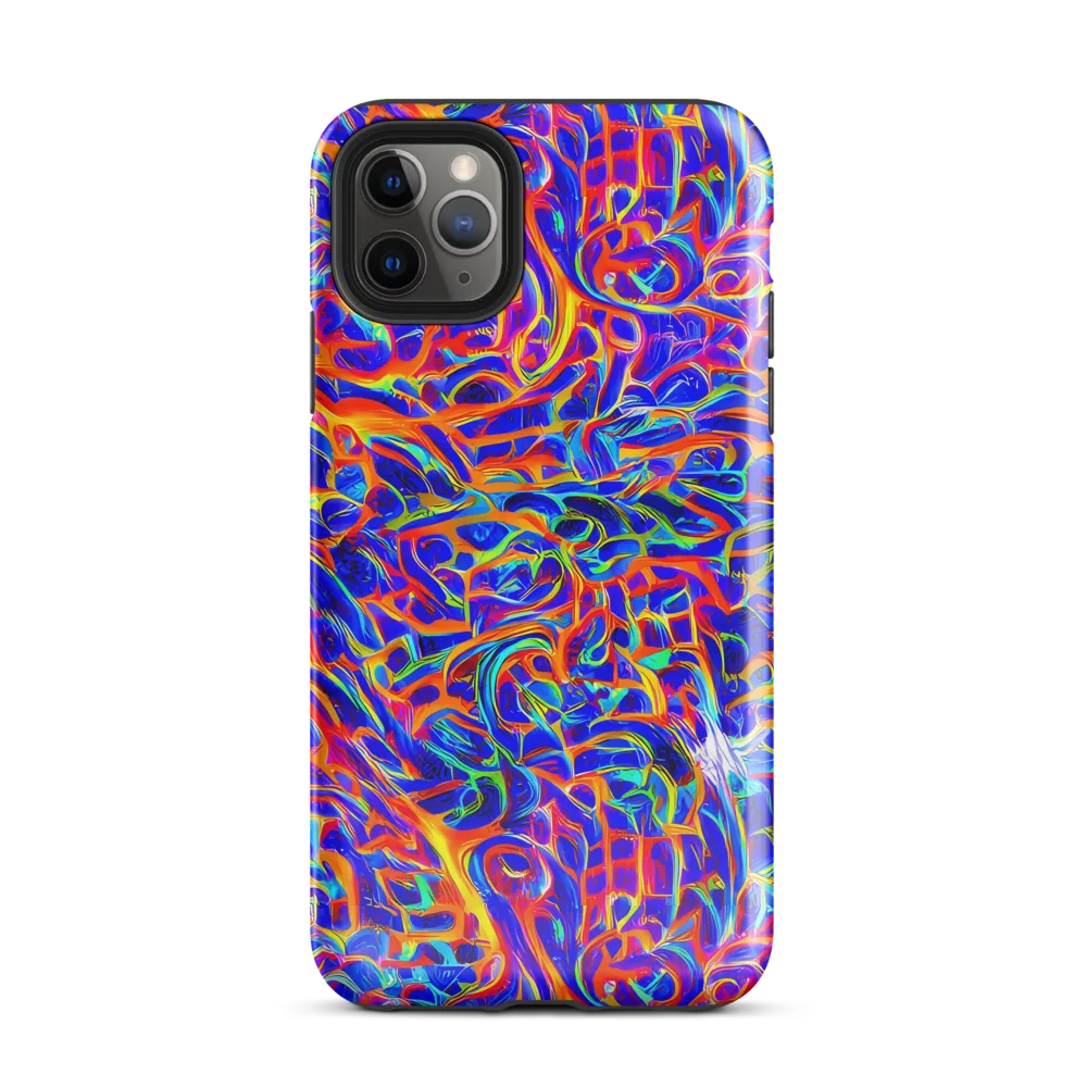Fluorescent Fury on Tough Case for iPhone® — Front