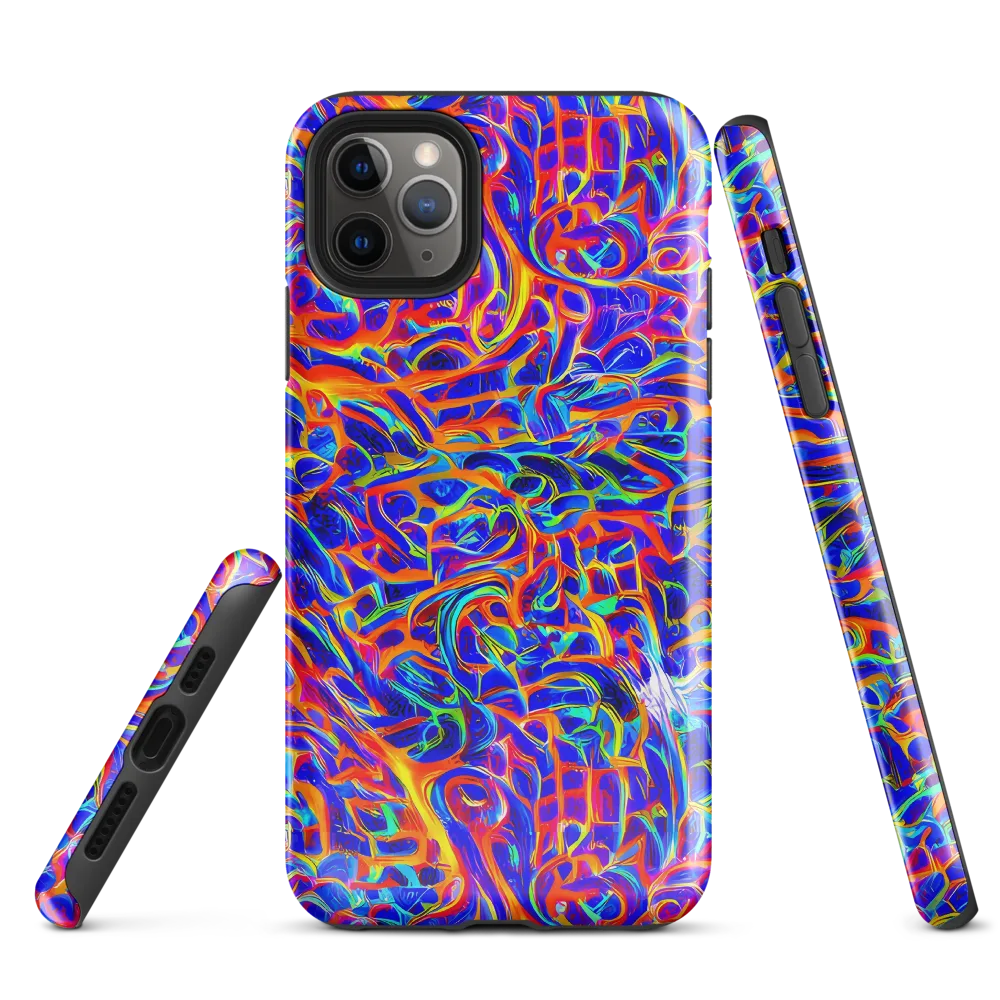 Fluorescent Fury on Tough Case for iPhone® — Front
