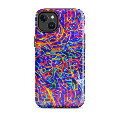 Fluorescent Fury on a MagSafe Tough Case for iPhone®