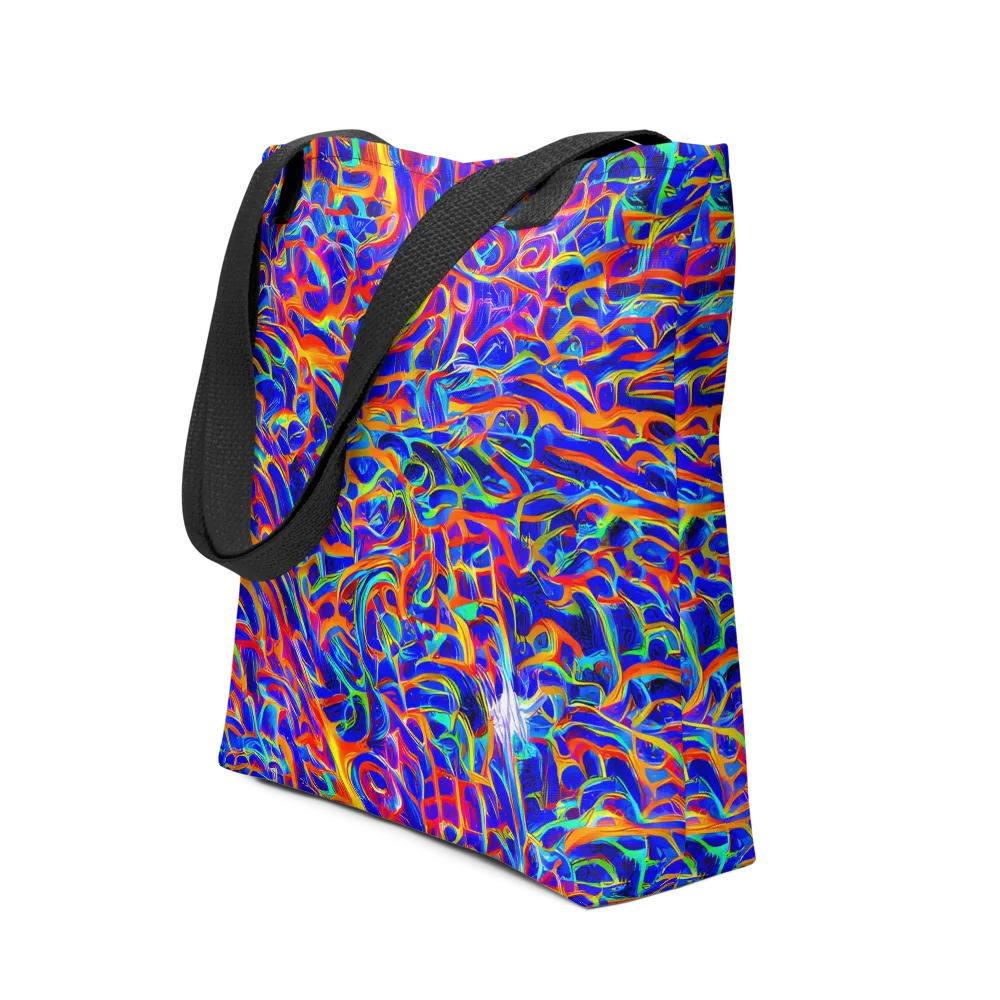 Fluorescent Fury on Tote Bag — Front