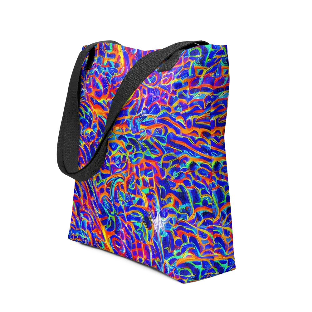 Fluorescent Fury on Tote Bag — Front