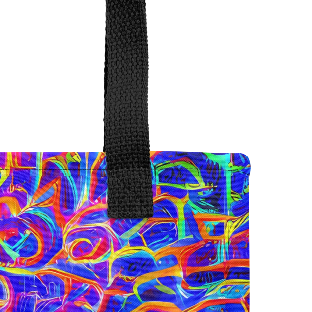Fluorescent Fury on Tote Bag — Product details
