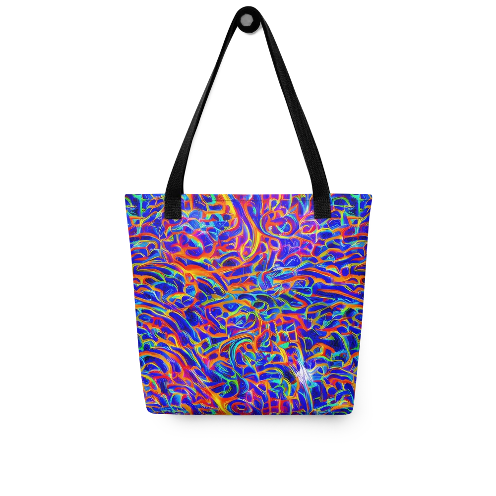 Fluorescent Fury on Tote Bag — Front