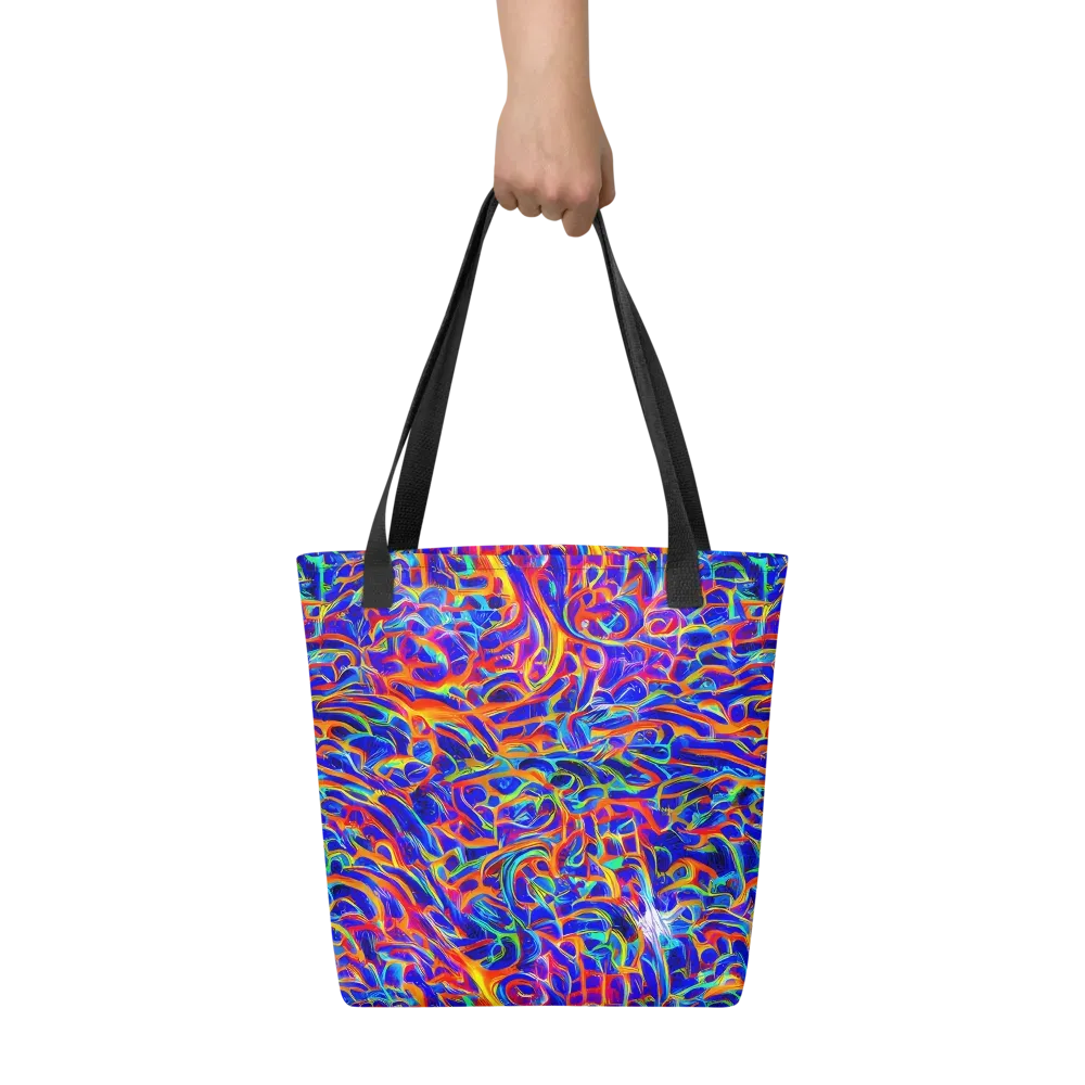 Fluorescent Fury on Tote Bag — Front