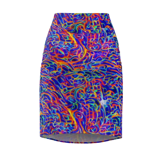 Fluorescent Fury on a Pencil Skirt