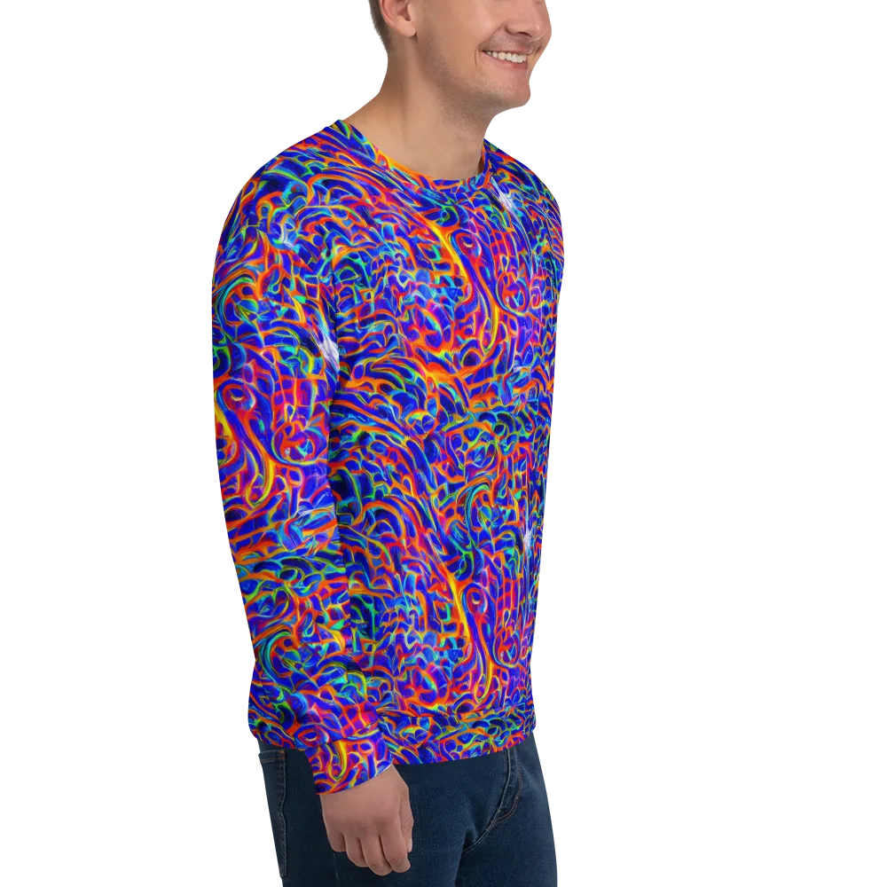 Fluorescent Fury on Sweatshirt — Right Front