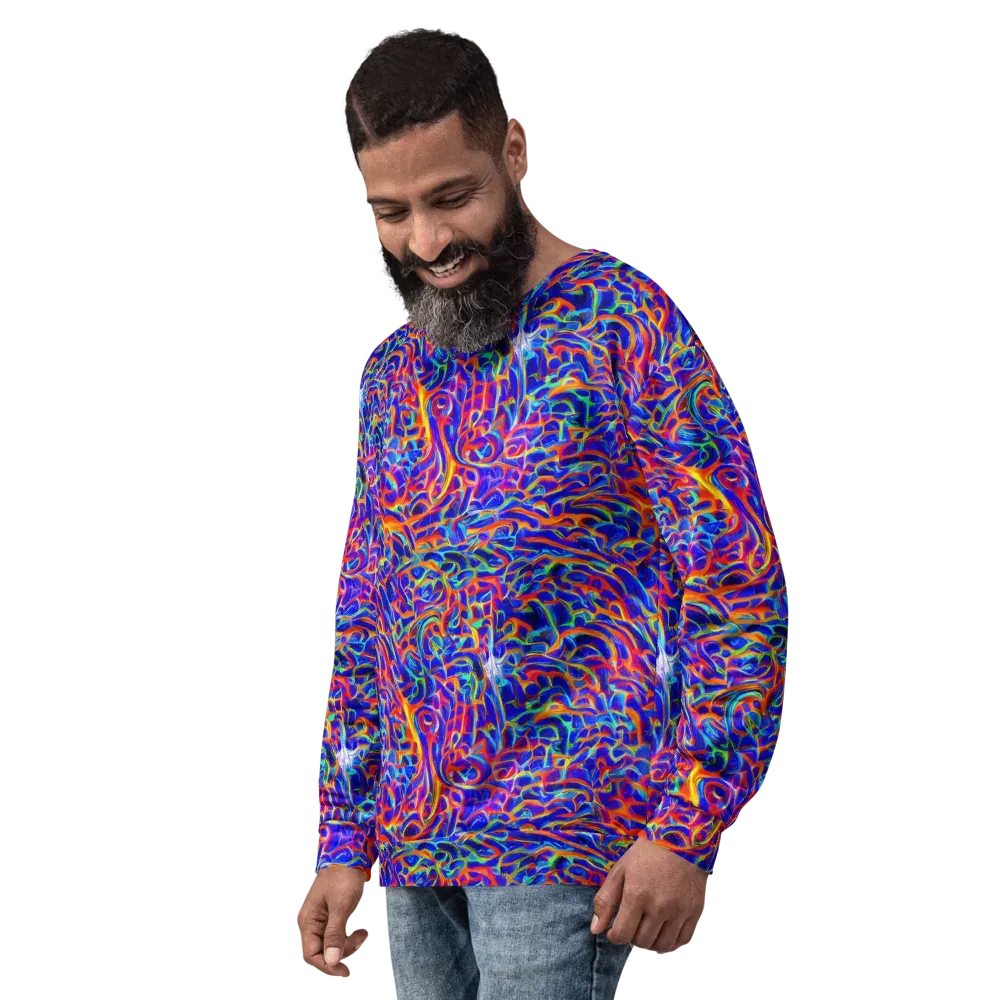 Fluorescent Fury on Sweatshirt — Left Front