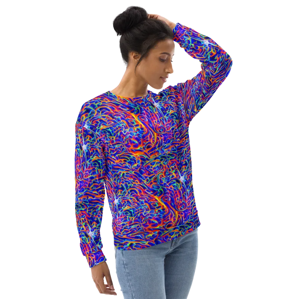 Fluorescent Fury on Sweatshirt — Right Front