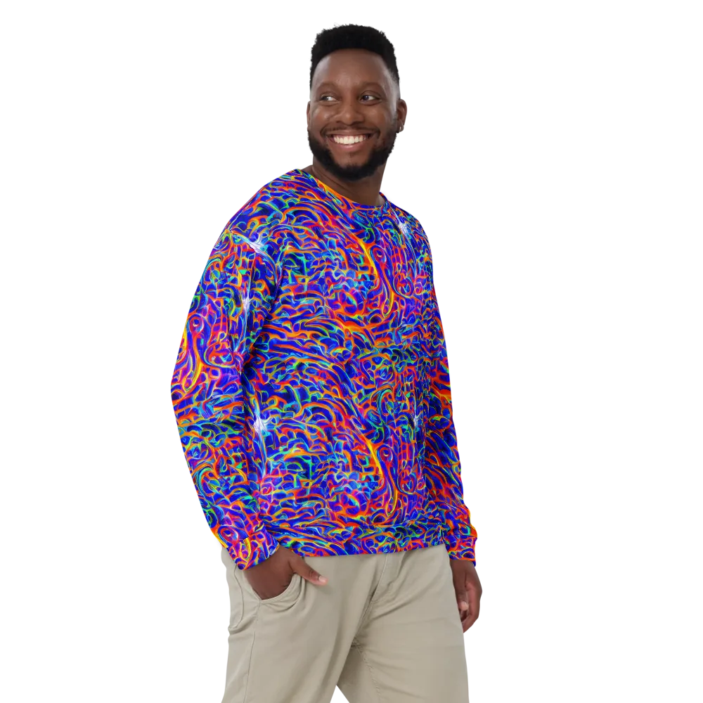 Fluorescent Fury on Sweatshirt — Front