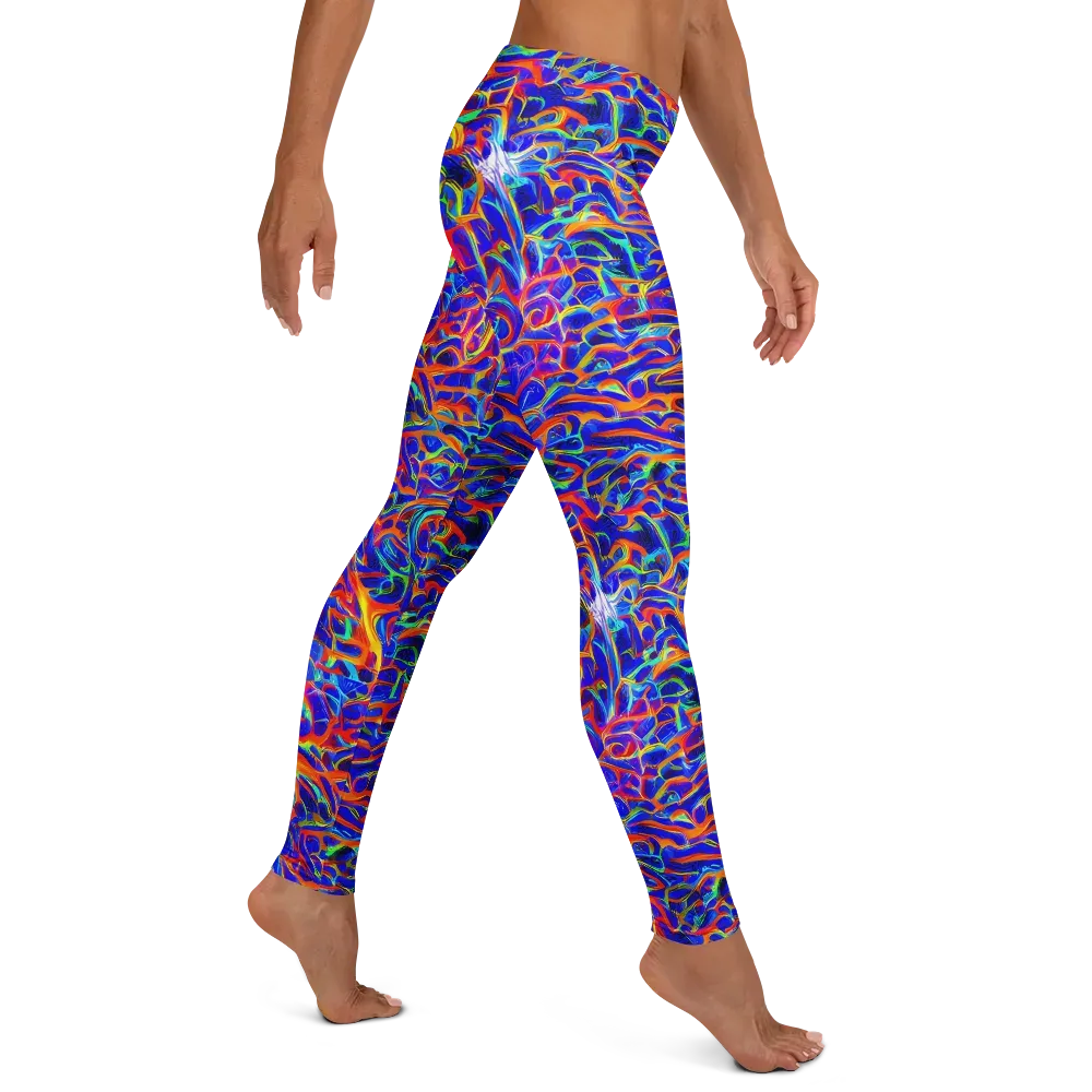 Fluorescent Fury on Leggings — Right