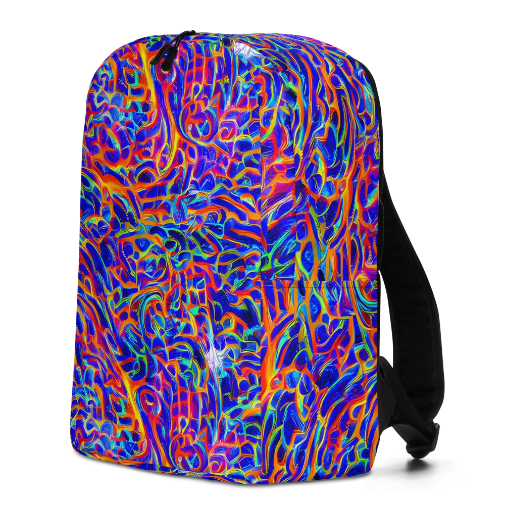 Fluorescent Fury on Minimalist Backpack — Left