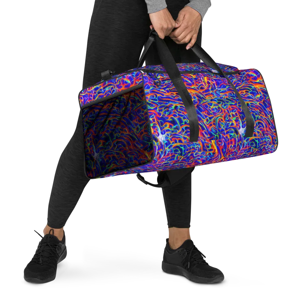 Fluorescent Fury on Duffle Bag — Right Front
