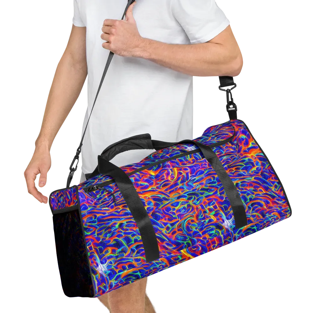 Fluorescent Fury on Duffle Bag — Right Front