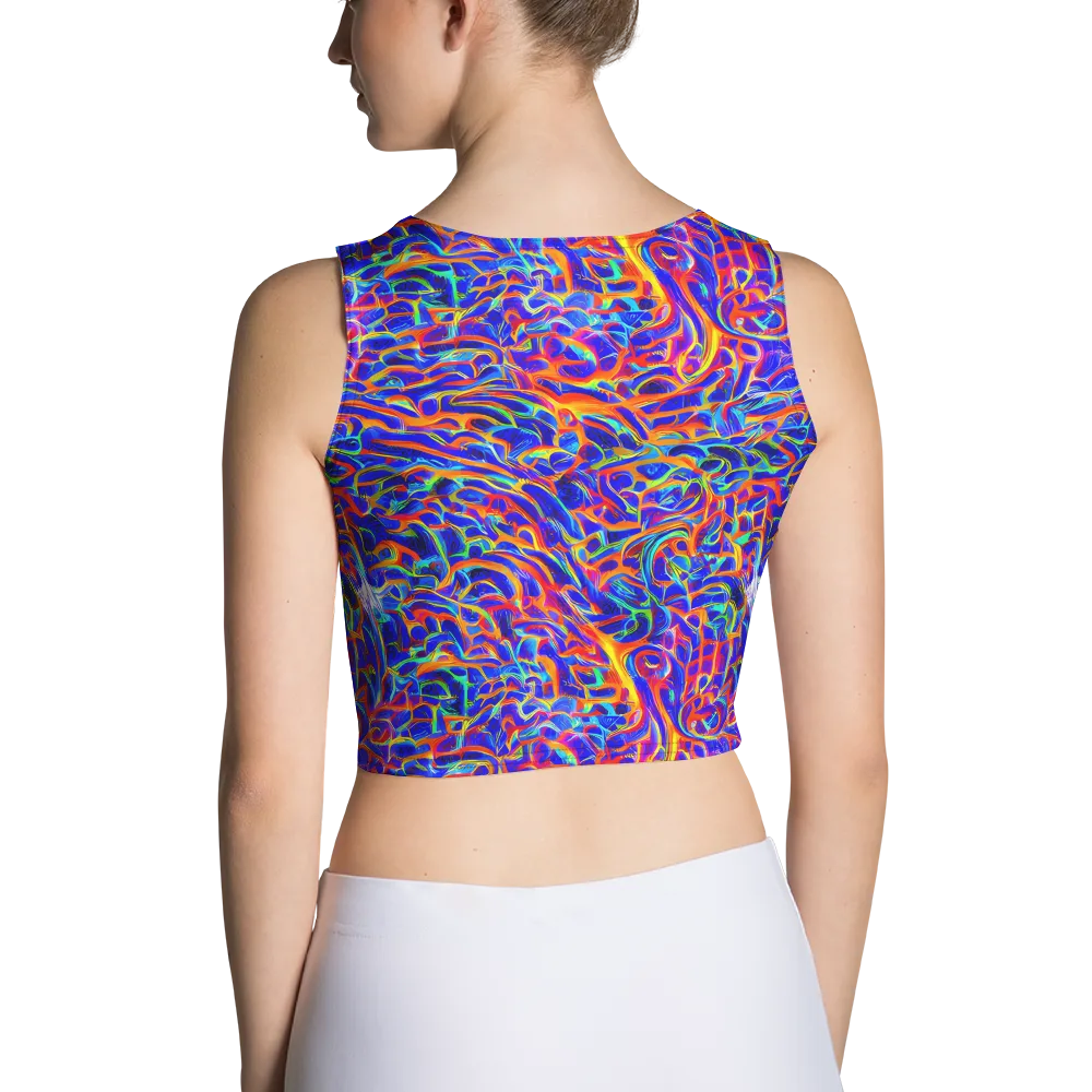 Fluorescent Fury on Crop Top — Back