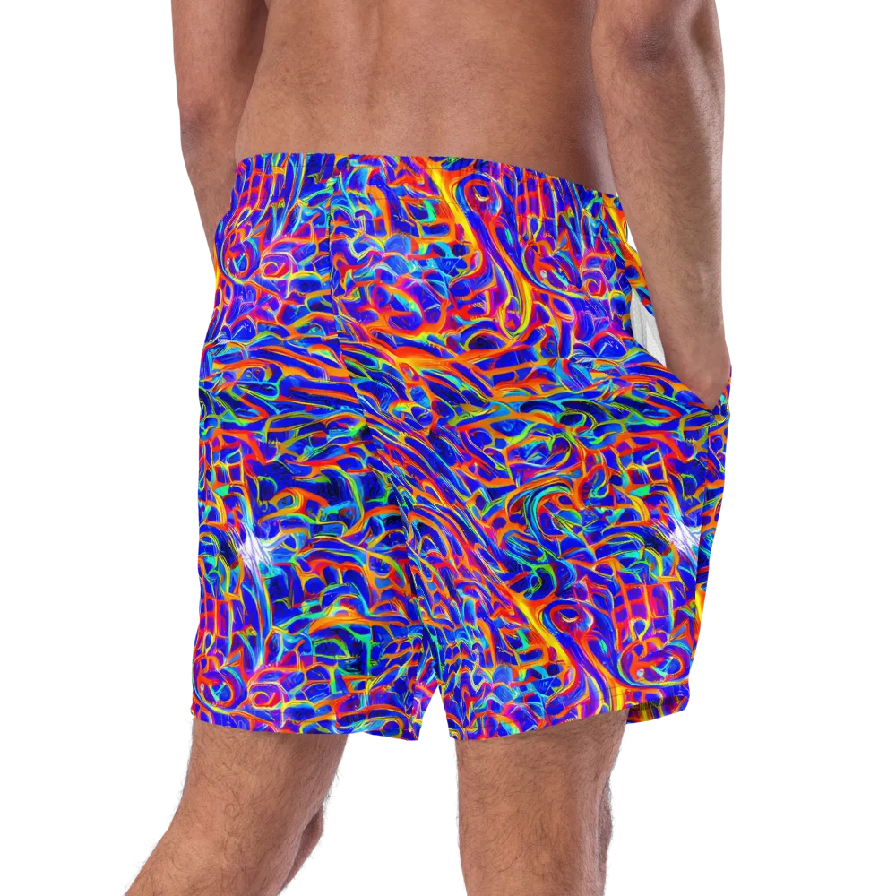 Fluorescent Fury on Swim Trunks — Right Back