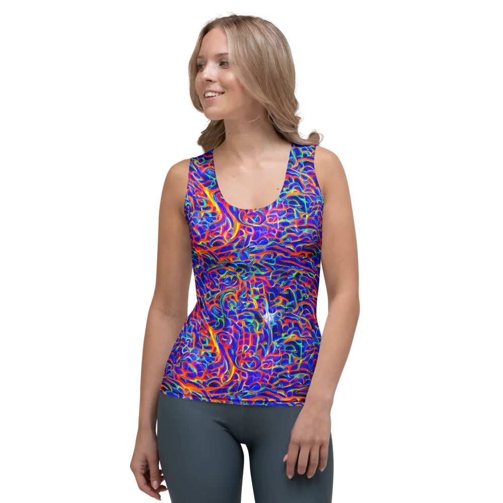 Fluorescent Fury on Women's Tank Top — Front