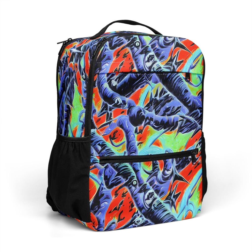 The Electric Wild on Utility Backpack — Right Front