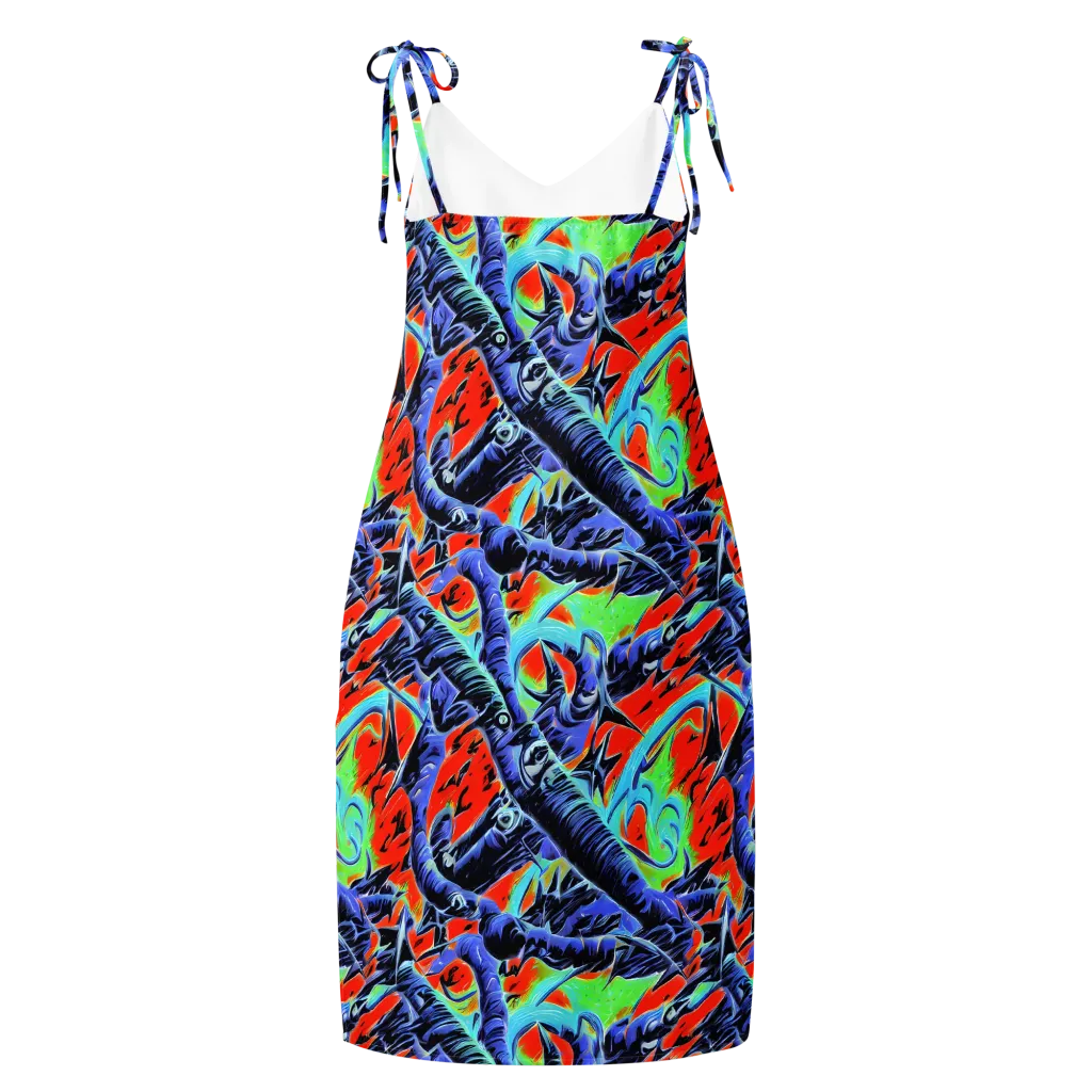 The Electric Wild on Slip Dress — Back