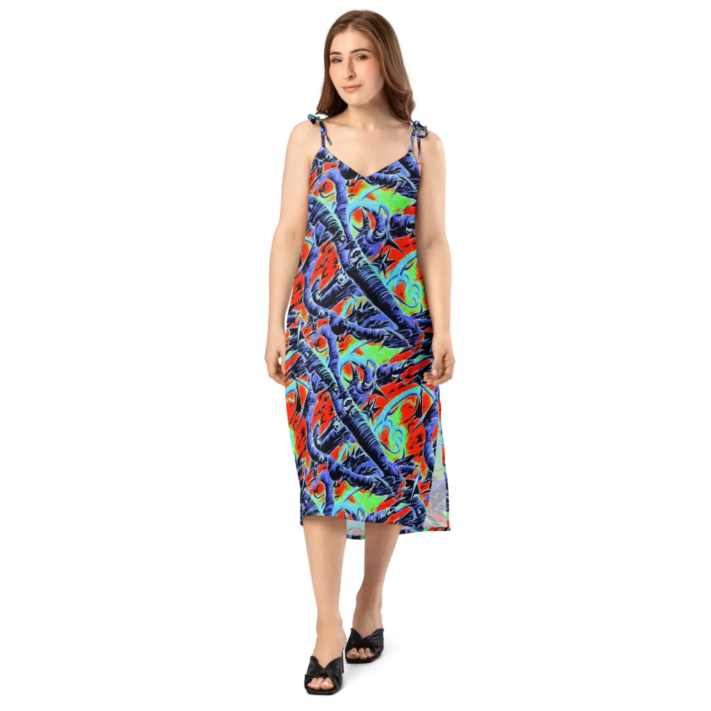 The Electric Wild on Slip Dress — Front