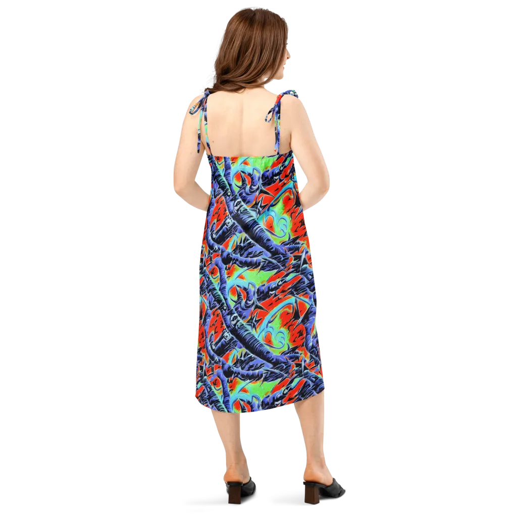 The Electric Wild on Slip Dress — Back