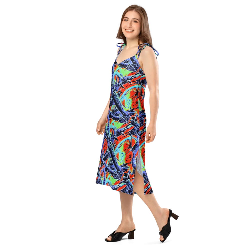 The Electric Wild on Slip Dress — Left Front