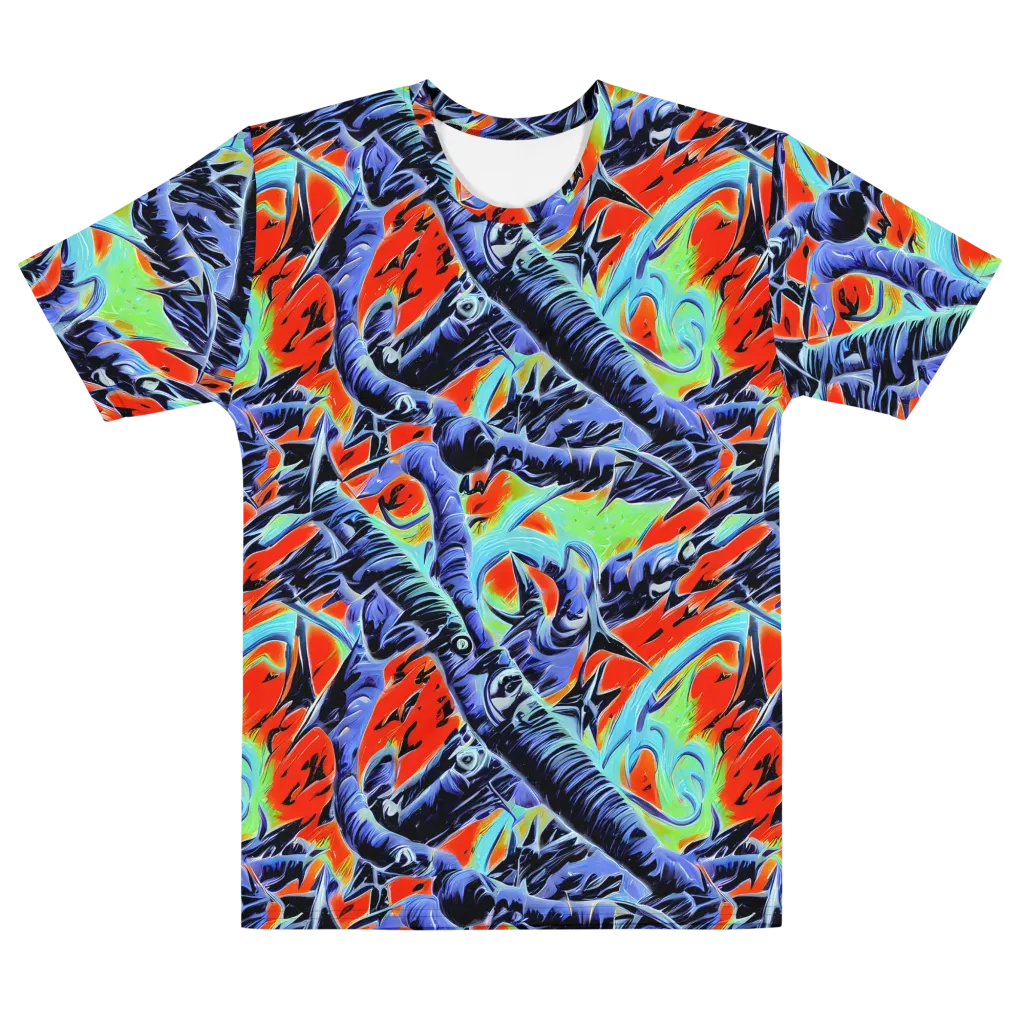 The Electric Wild on Men's Cotton Crew Neck T-Shirt — Front