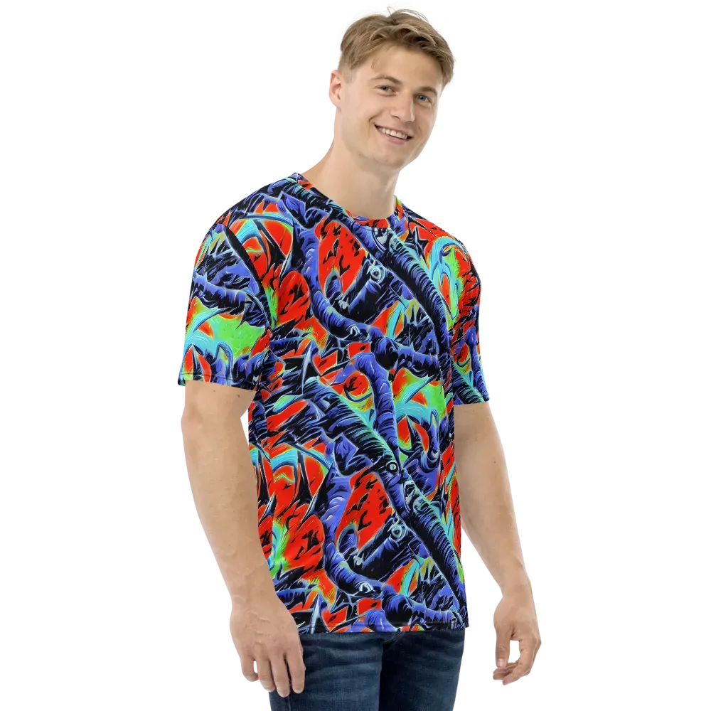 The Electric Wild on Men's Crew Neck T-Shirt — Right