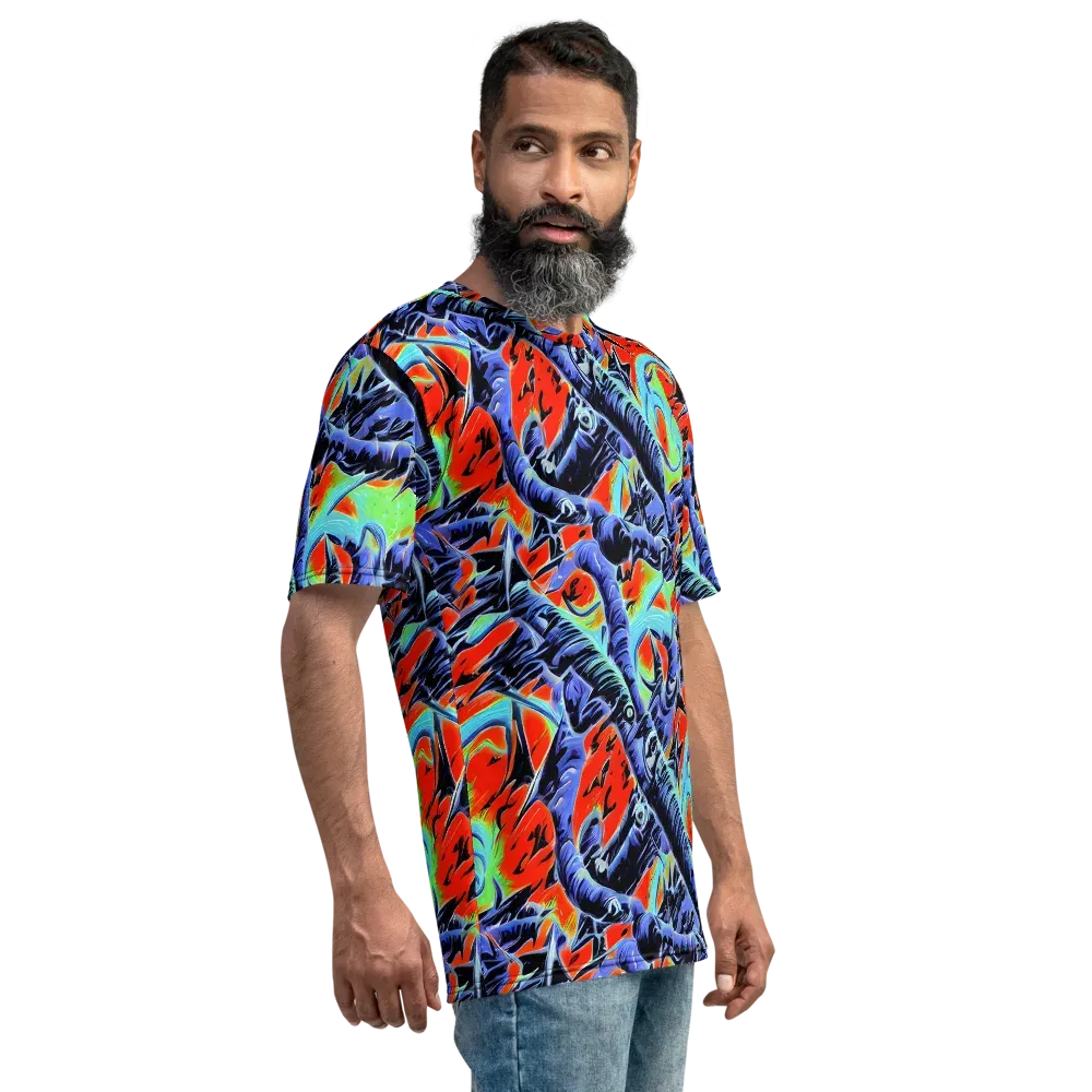 The Electric Wild on Men's Crew Neck T-Shirt — Right