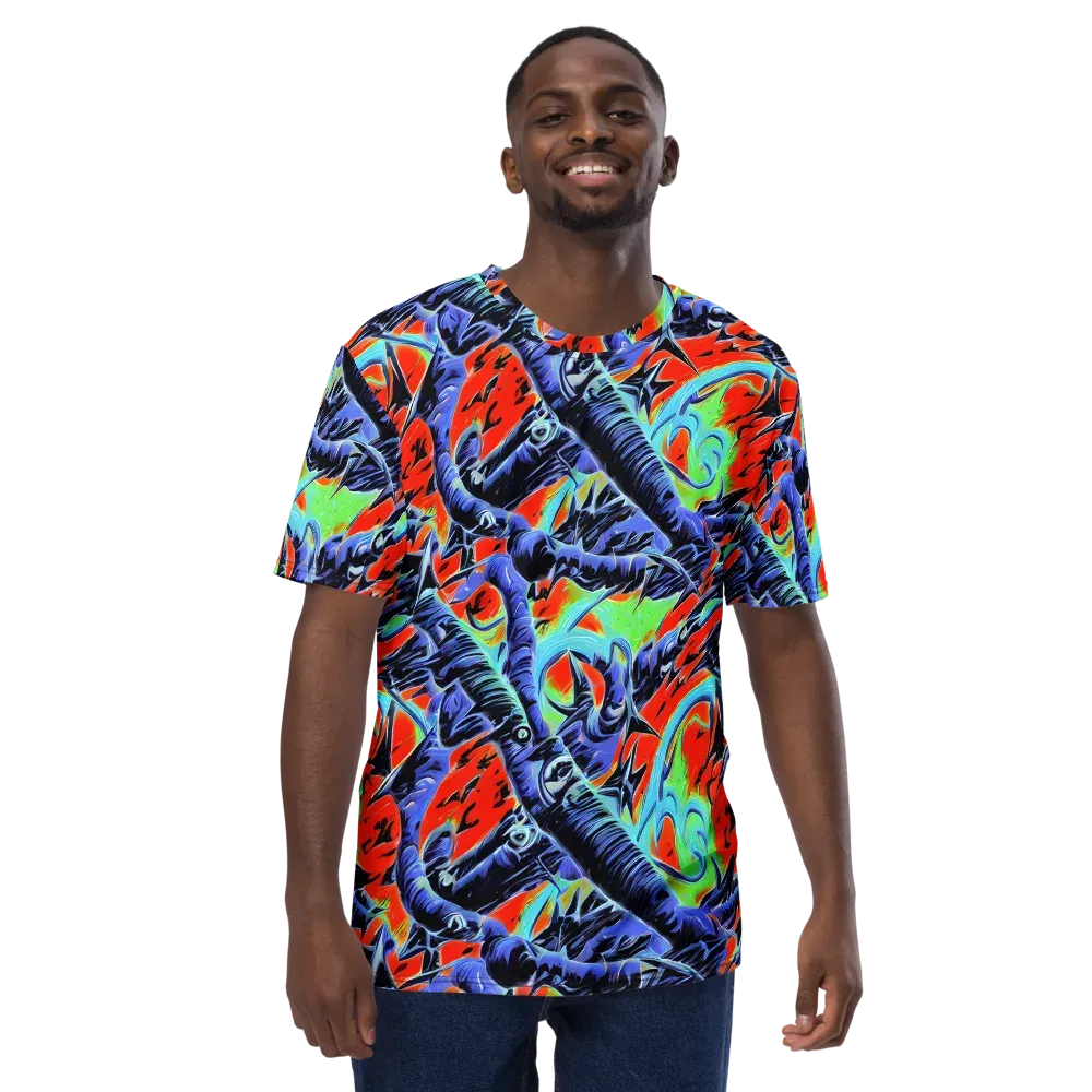 The Electric Wild on Men's Crew Neck T-Shirt — Front