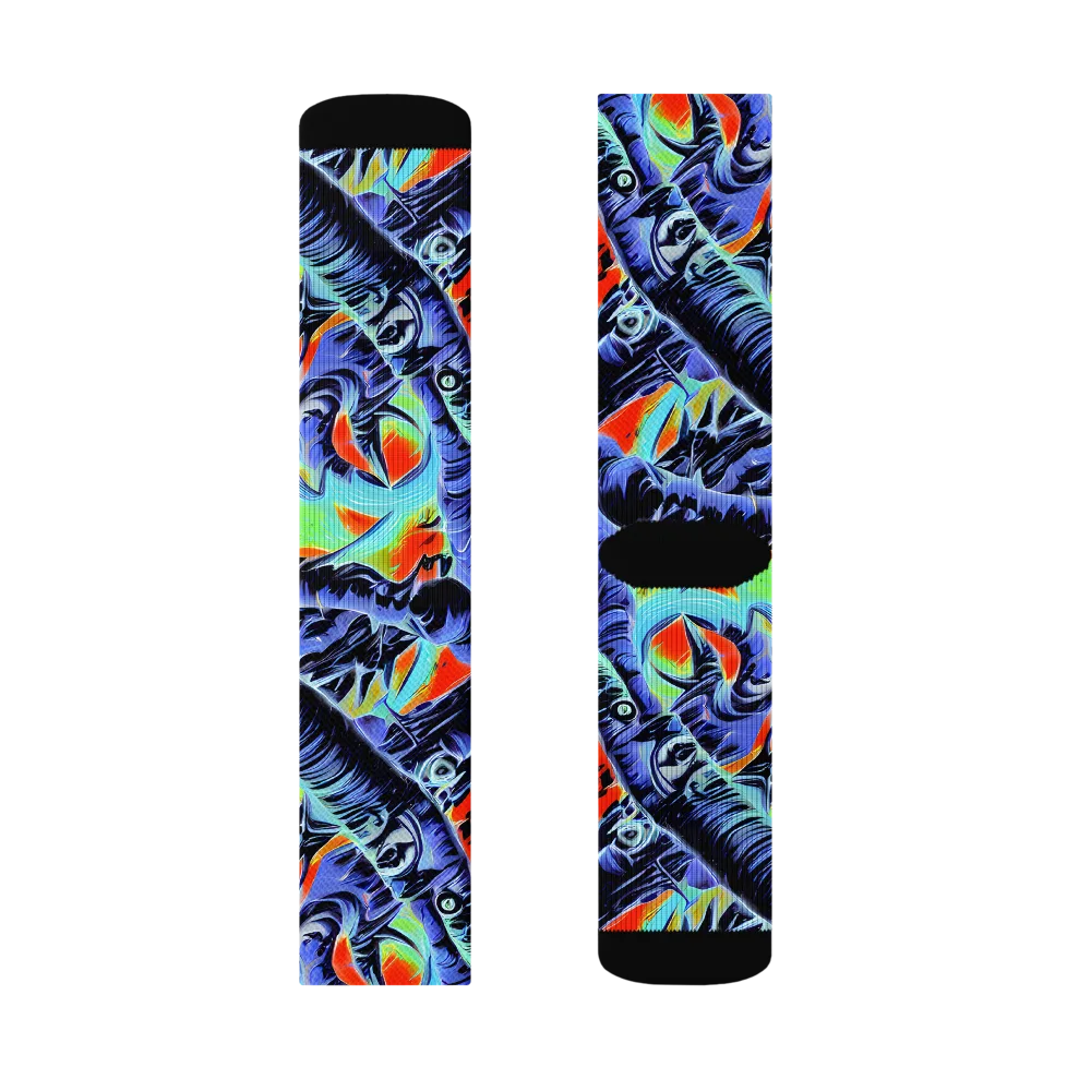 The Electric Wild on Socks — Right Sock