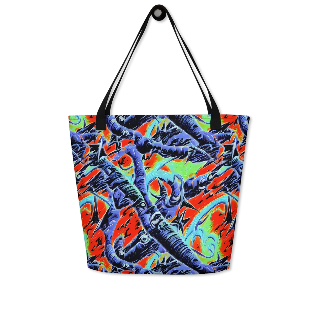The Electric Wild on Large Tote Bag W/ Pocket — Front