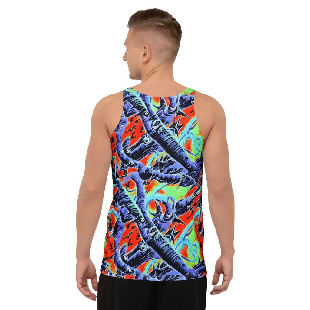 The Electric Wild on Men's Tank Top — Back